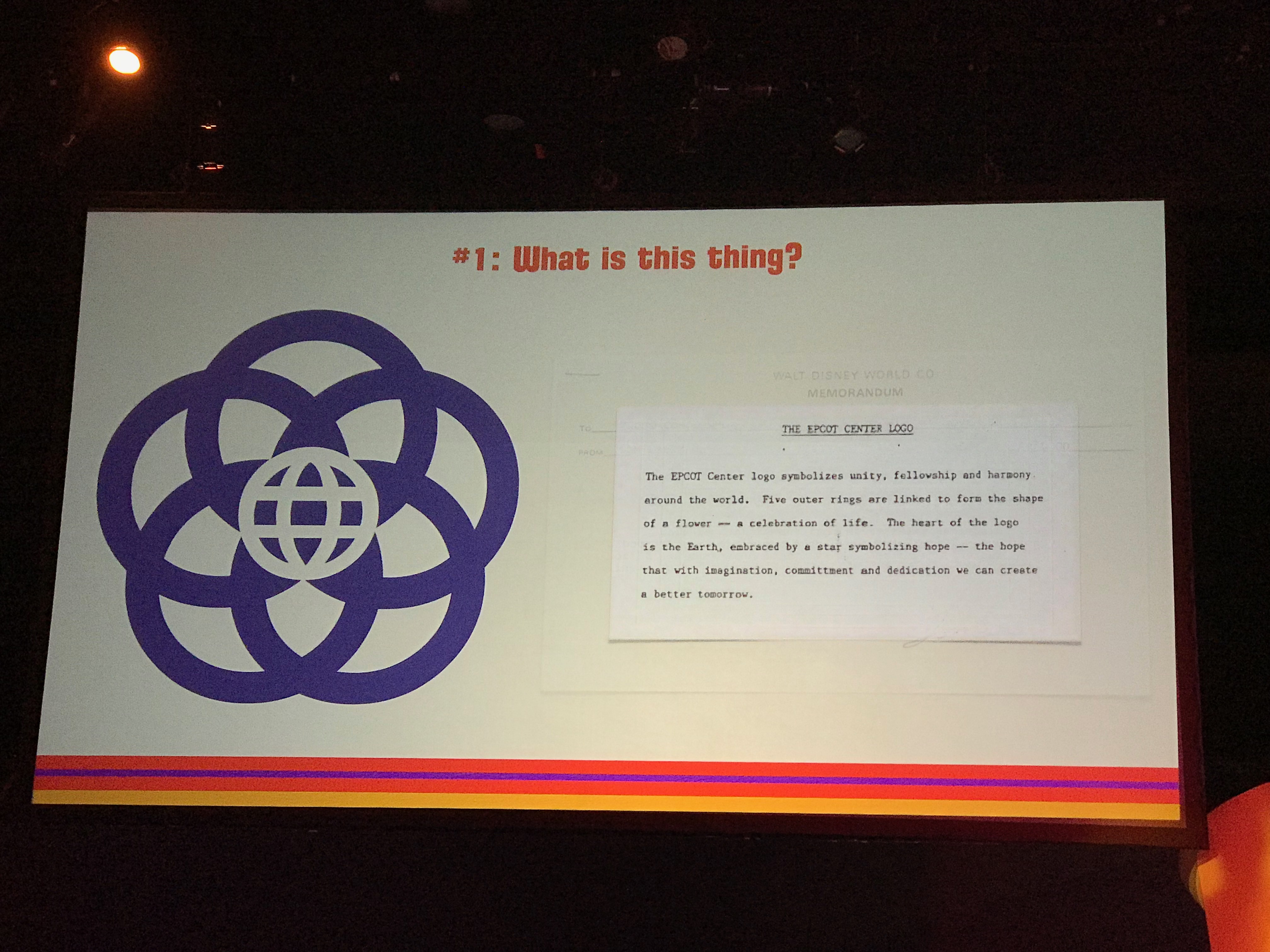 Epcot 35 - D23 Fanniversary EPCOT35 Things You Didn't Know: EPCOT Logo
