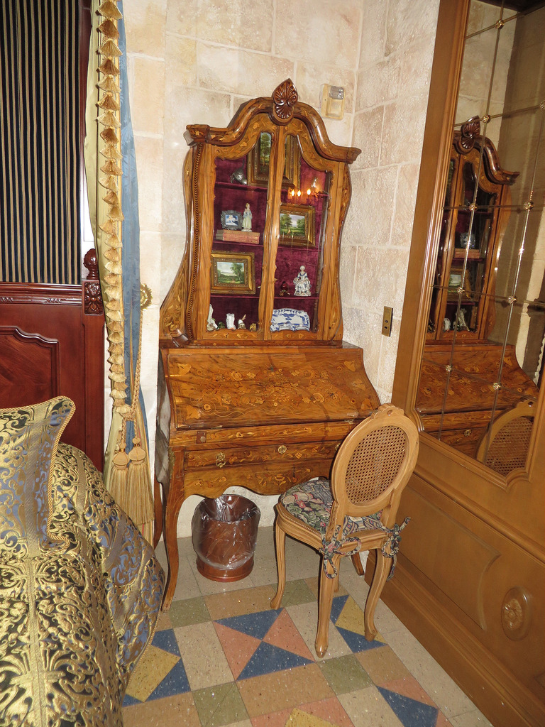 Cinderella Castle Suite a Dutch secretary desk.