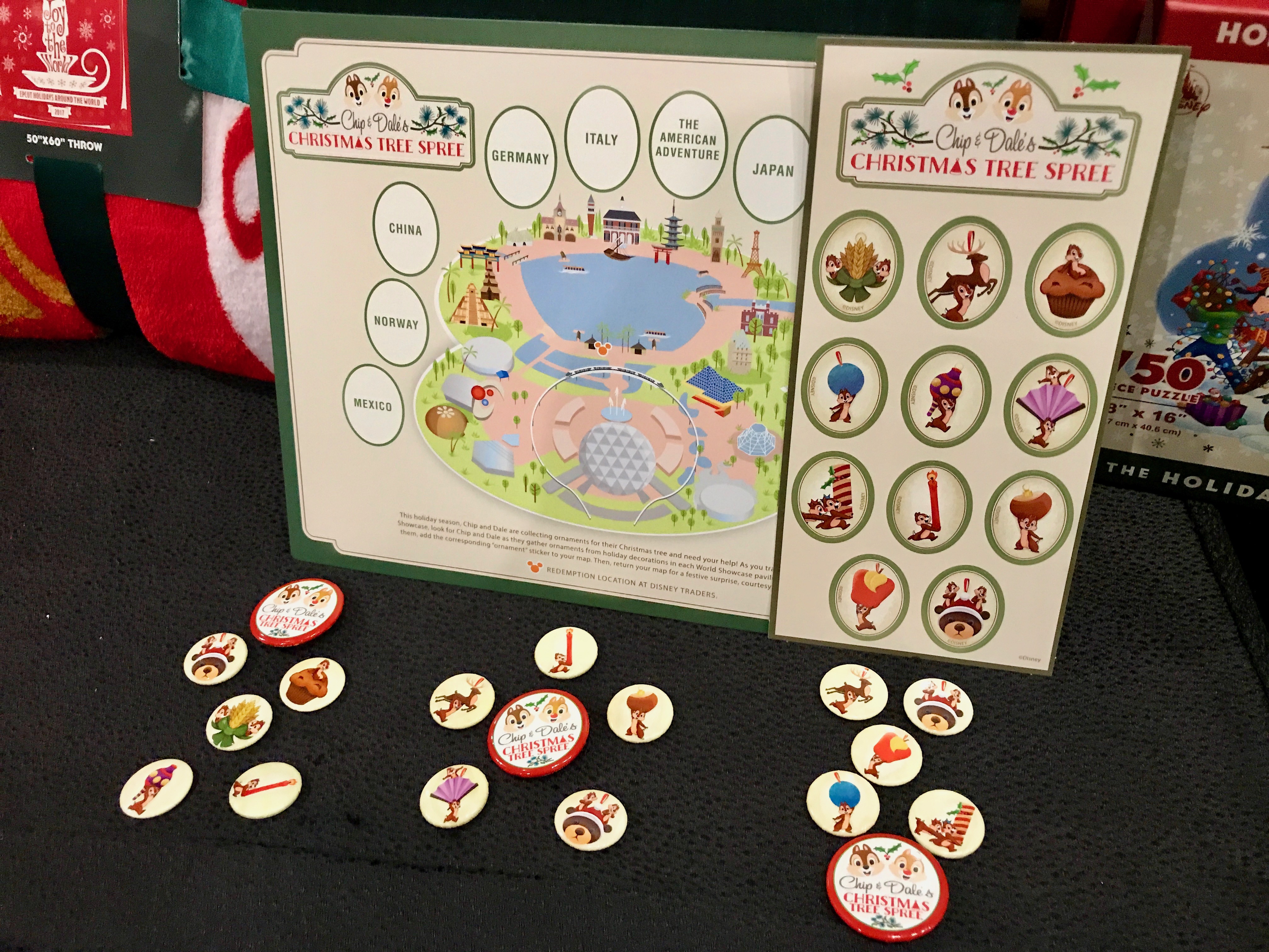 Epcot International Festival of the Holidays - Chip & Dale Christmas Tree Spree