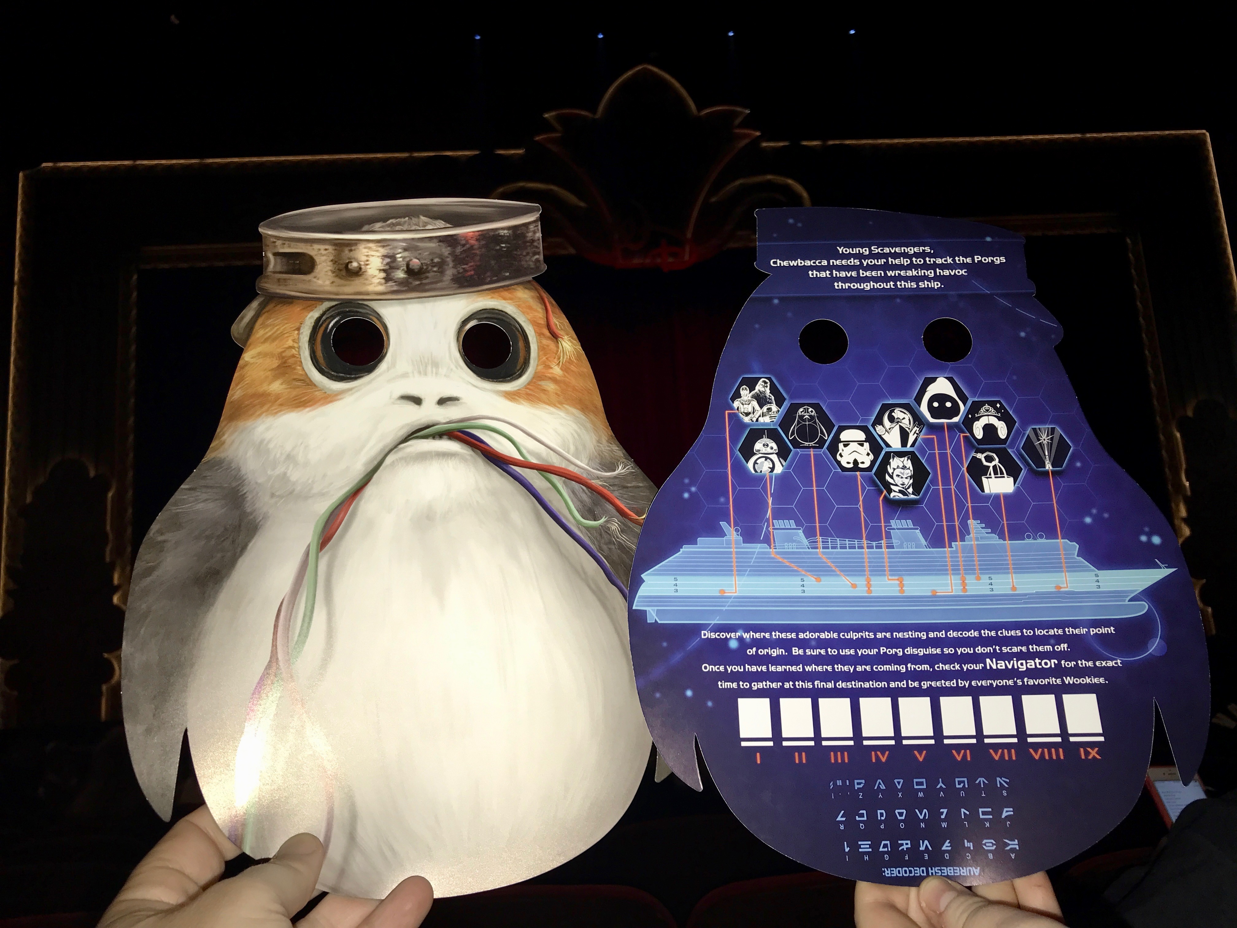 Disney Cruise Line - Star Wars Day at Sea Porg Hunt