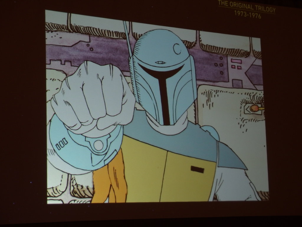 Animated Boba Fett from the Star Wars Holiday Special