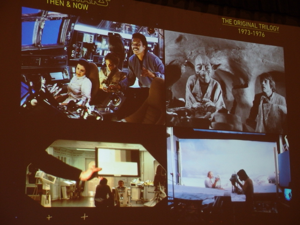 Production stills from The Empire Strikes Back