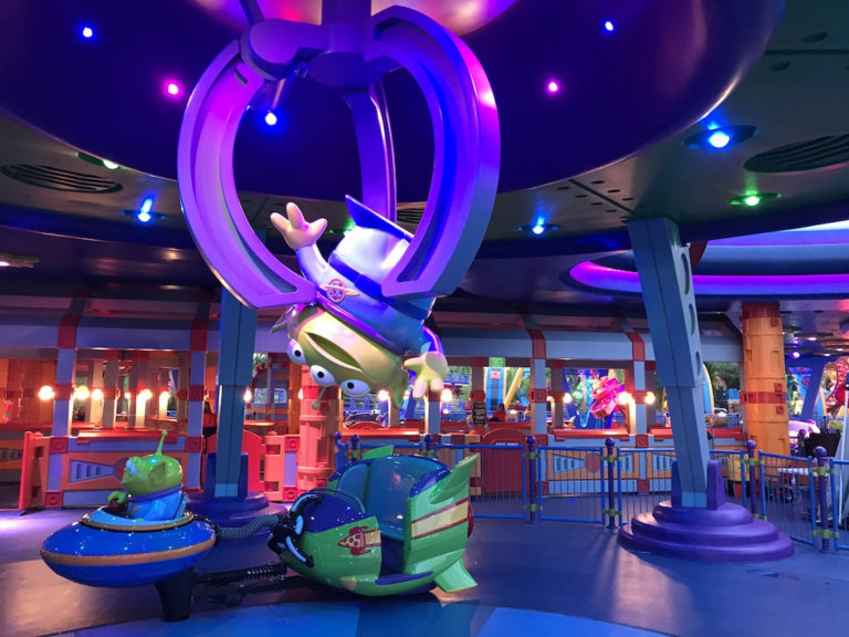 Alien Swirling Saucers