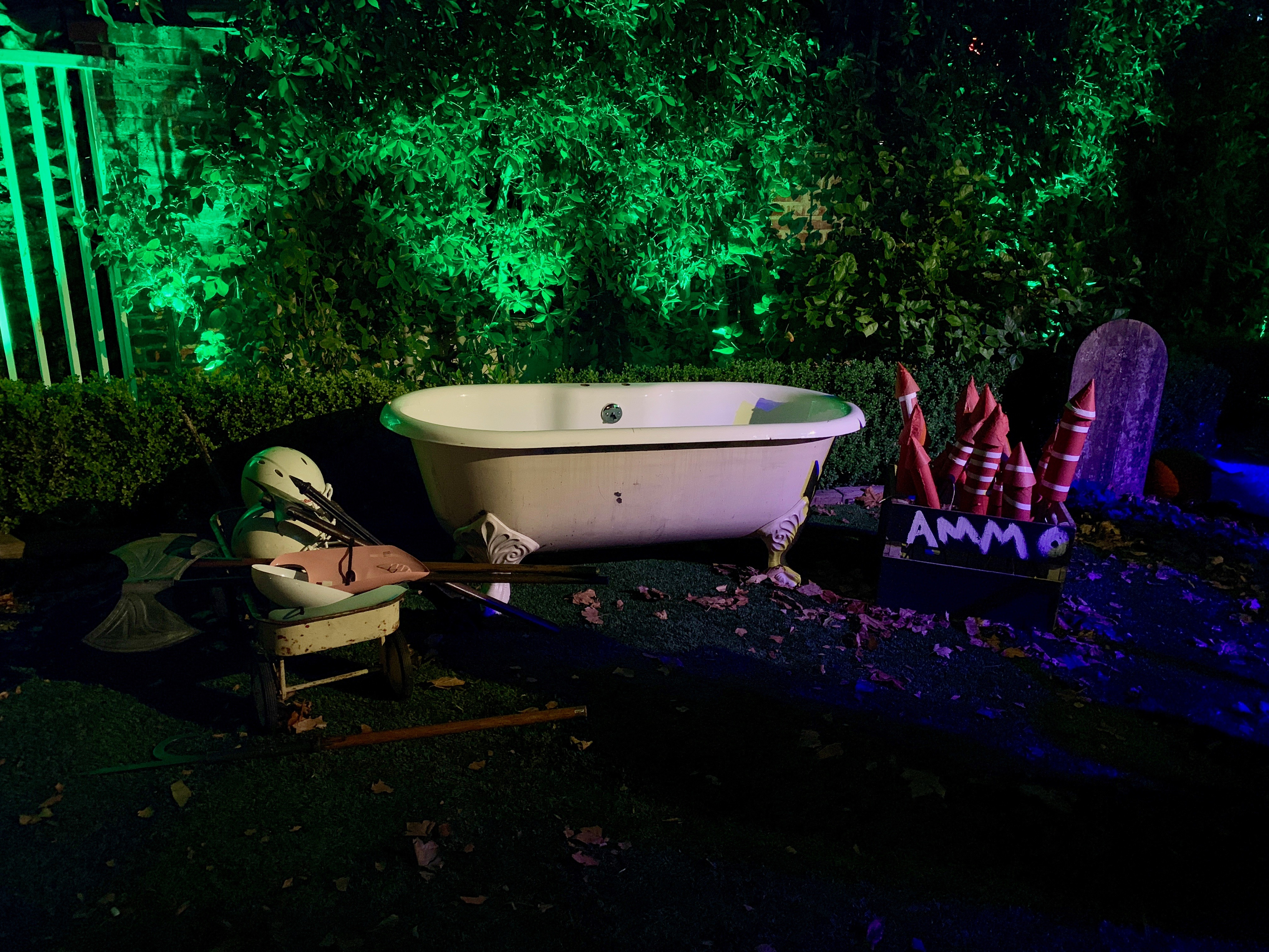 Freeform Halloween House - Lock, Shock, and Barrel's Bathtub