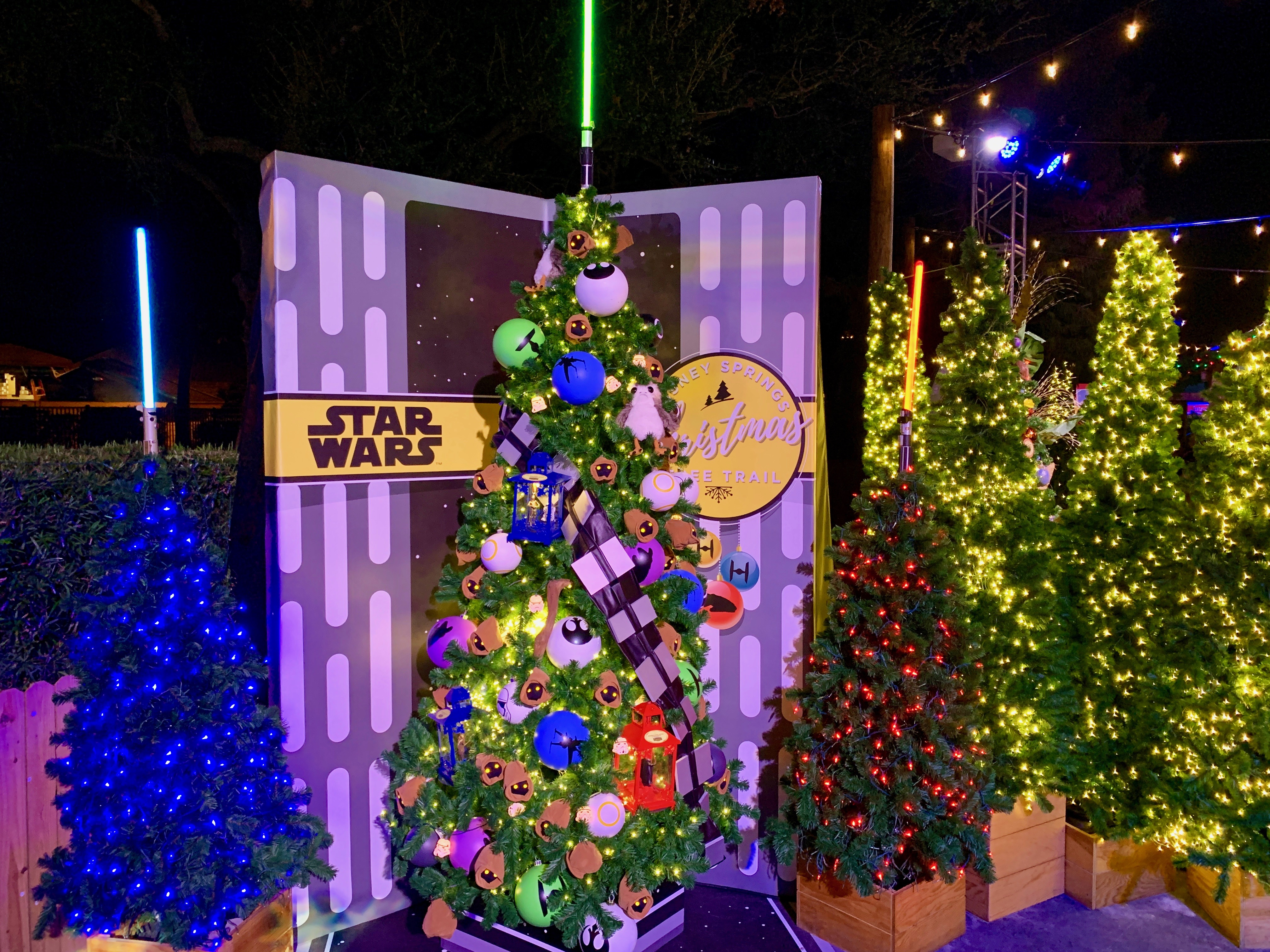 Disney Springs - Christmas Tree Trail Star Wars Tree