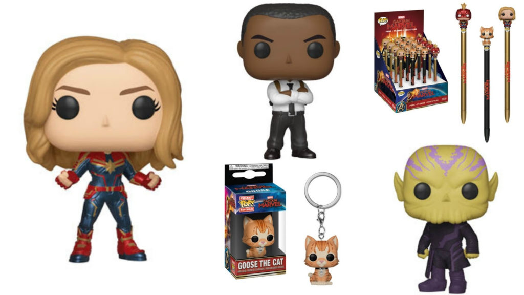 Captain Marvel Funko Pop! figures