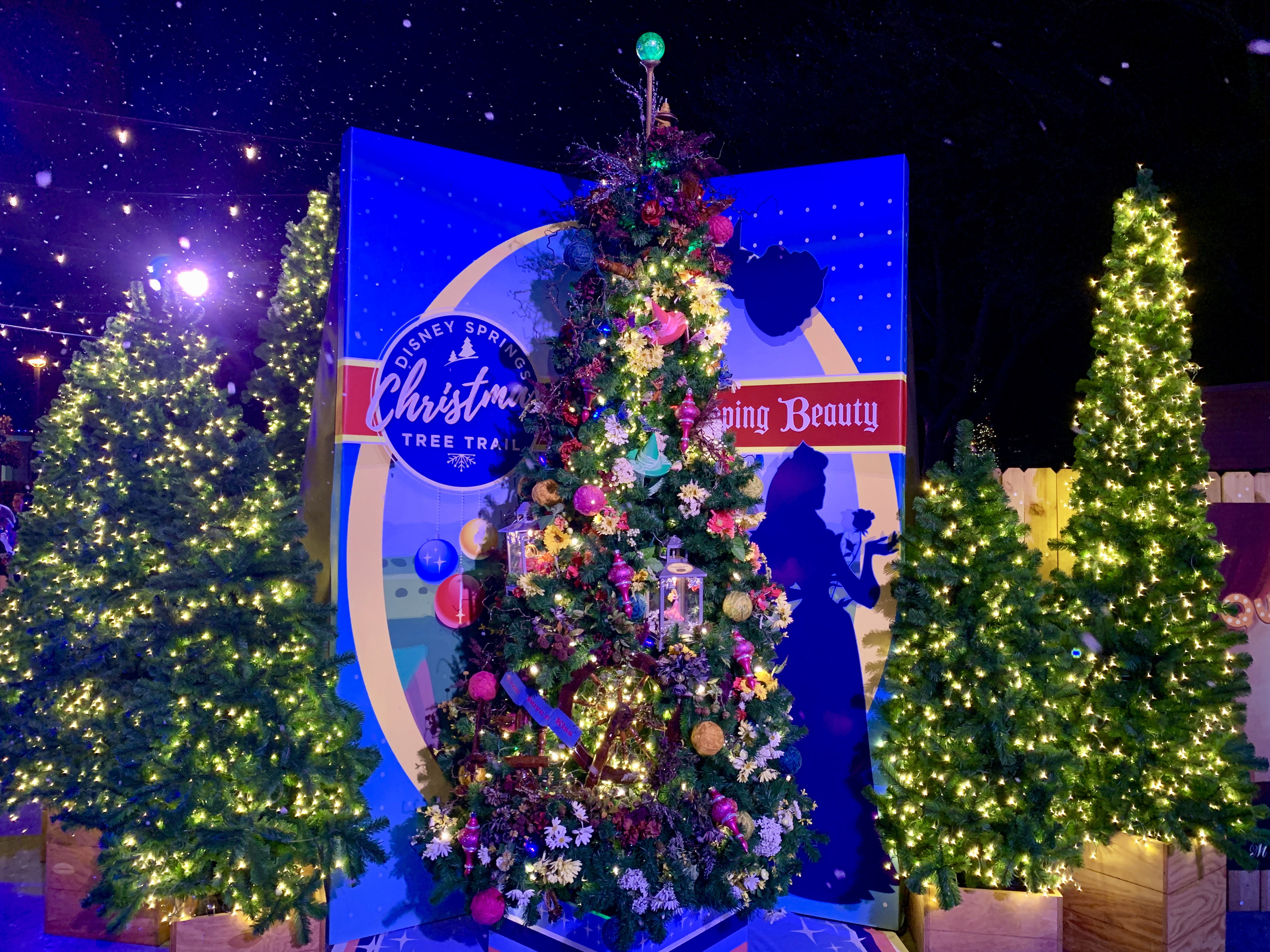 Disney Springs - Christmas Tree Trail Sleeping Beauty Tree