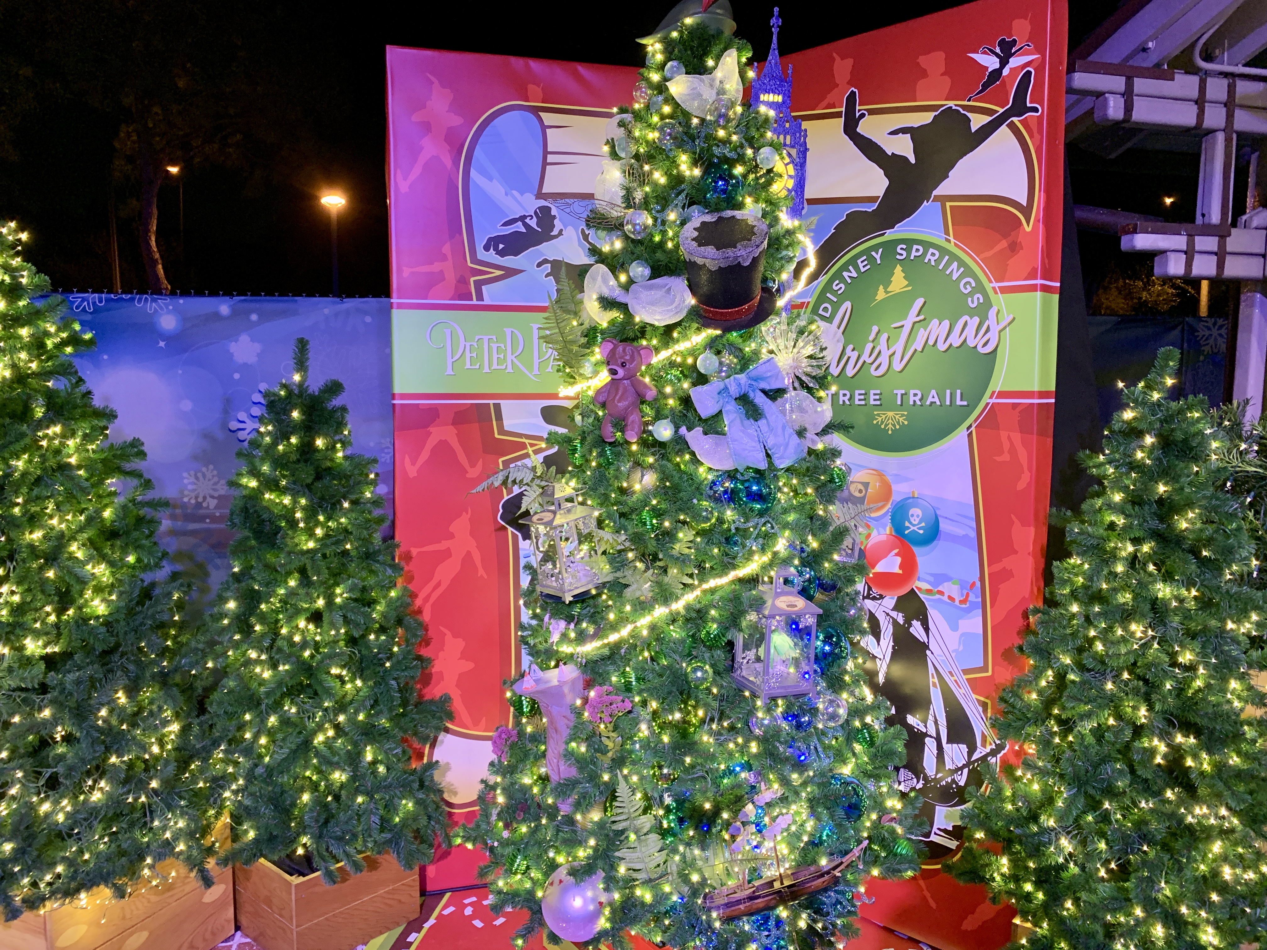 Disney Springs - Christmas Tree Trail Peter Pan Tree