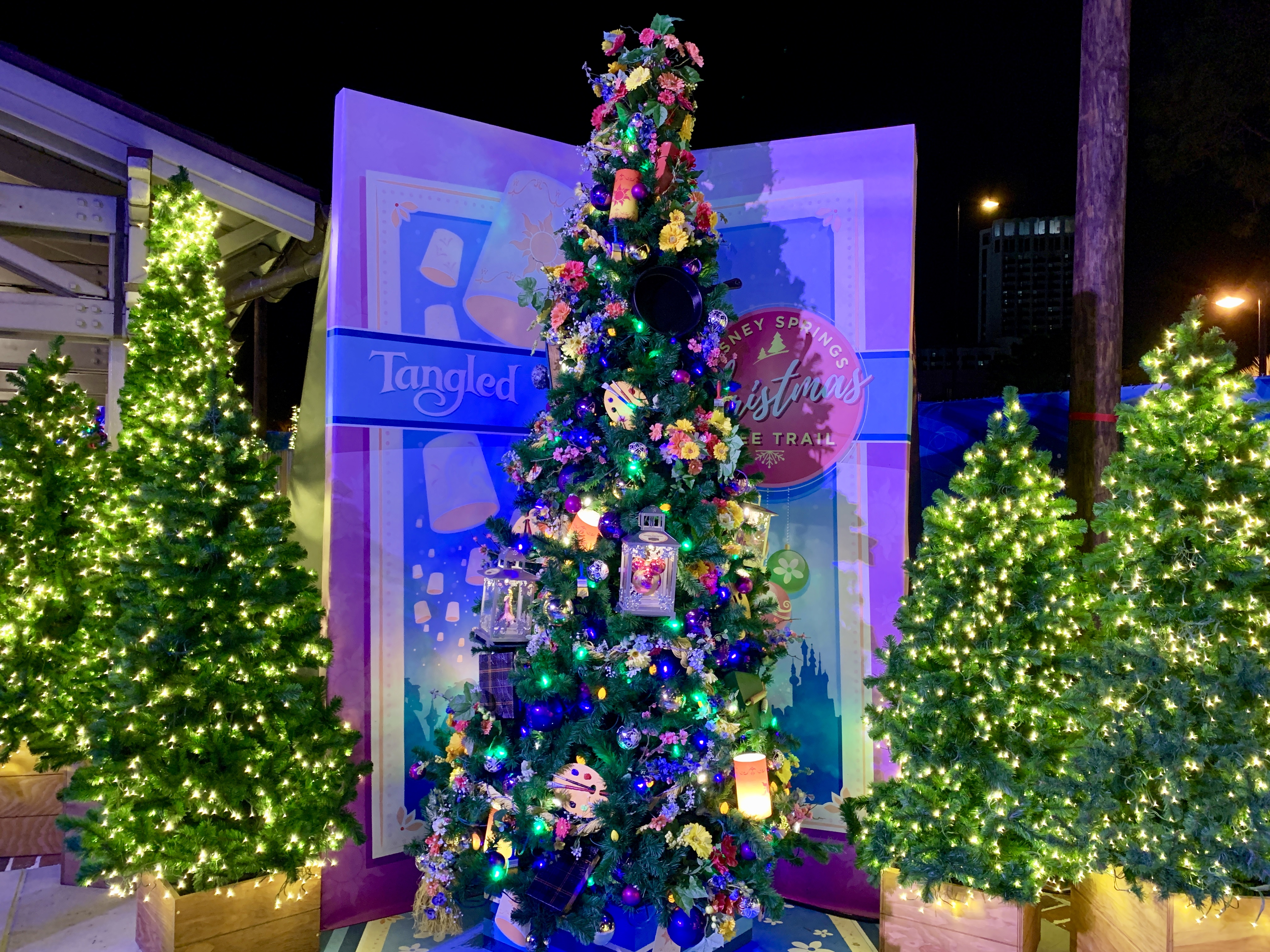 Disney Springs - Christmas Tree Trail Tangled Tree