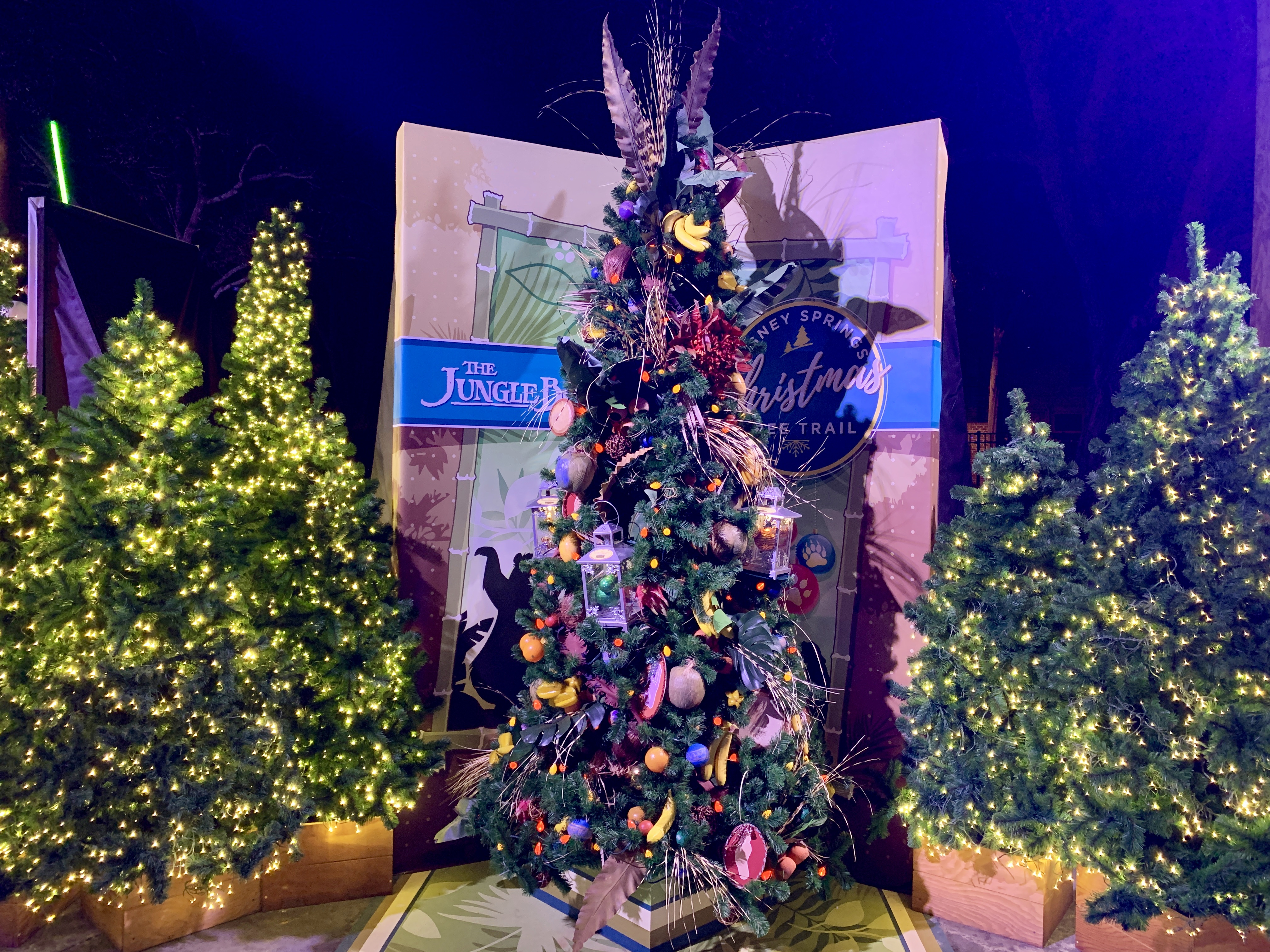 Disney Springs - Christmas Tree Trail The Jungle Book Tree