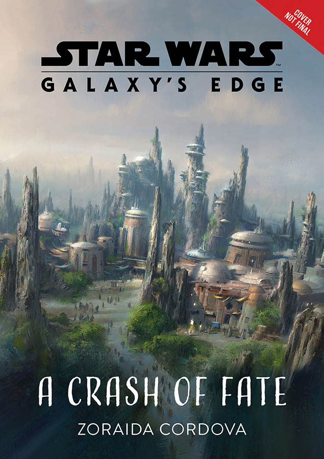 The cover for Star Wars: Galaxy's Edge A Crash of Fate.