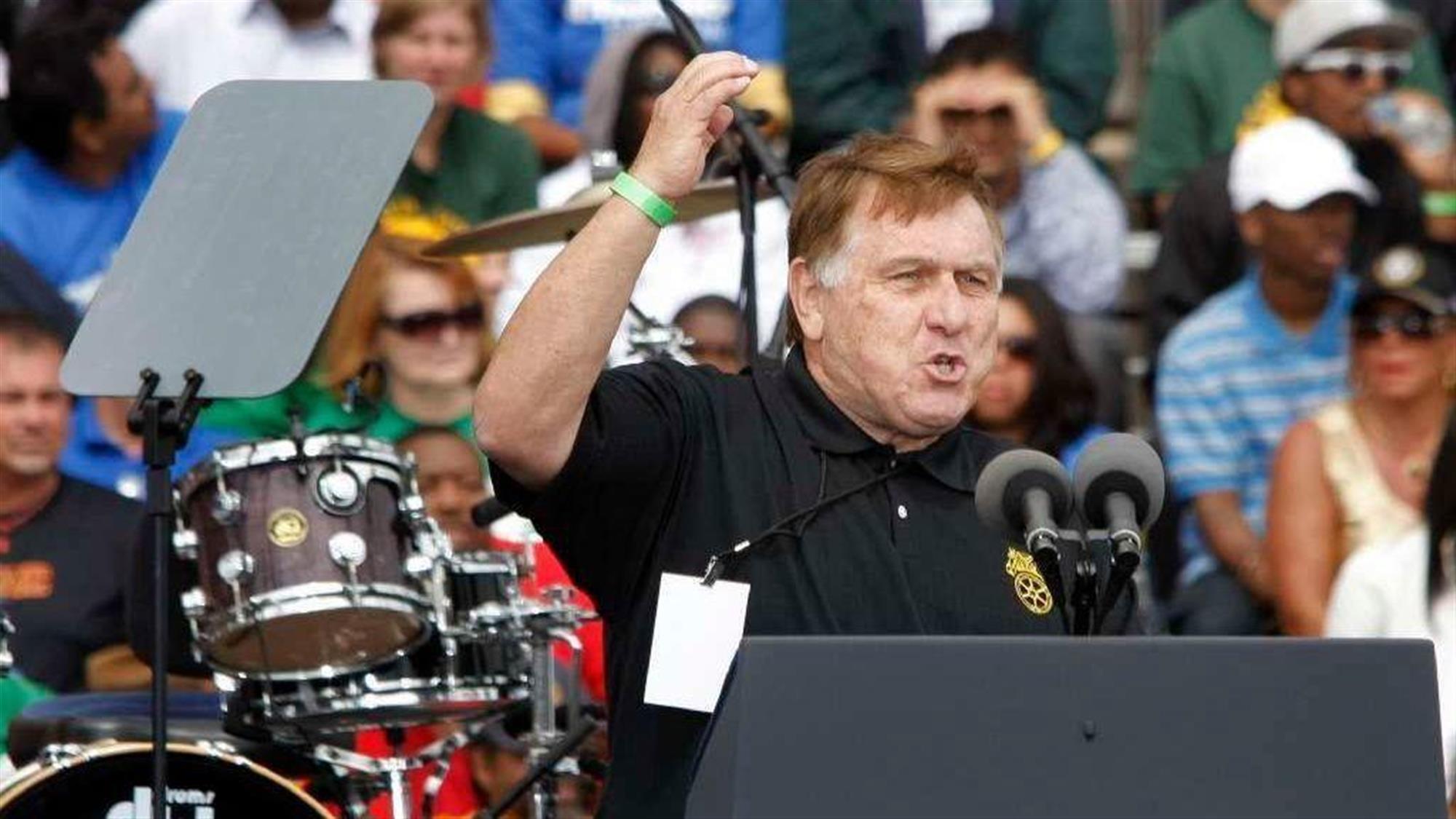 James Hoffa at Rally in 2011 Photo via Orlando Sentinel