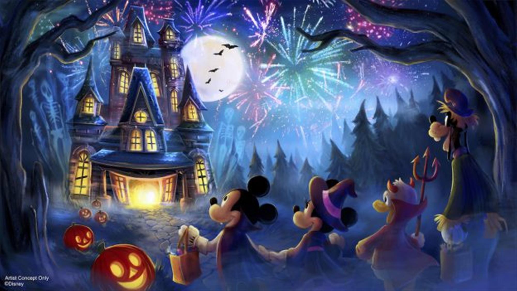 New Fireworks Show for Mickey’s Not-So-Scary Halloween Party
