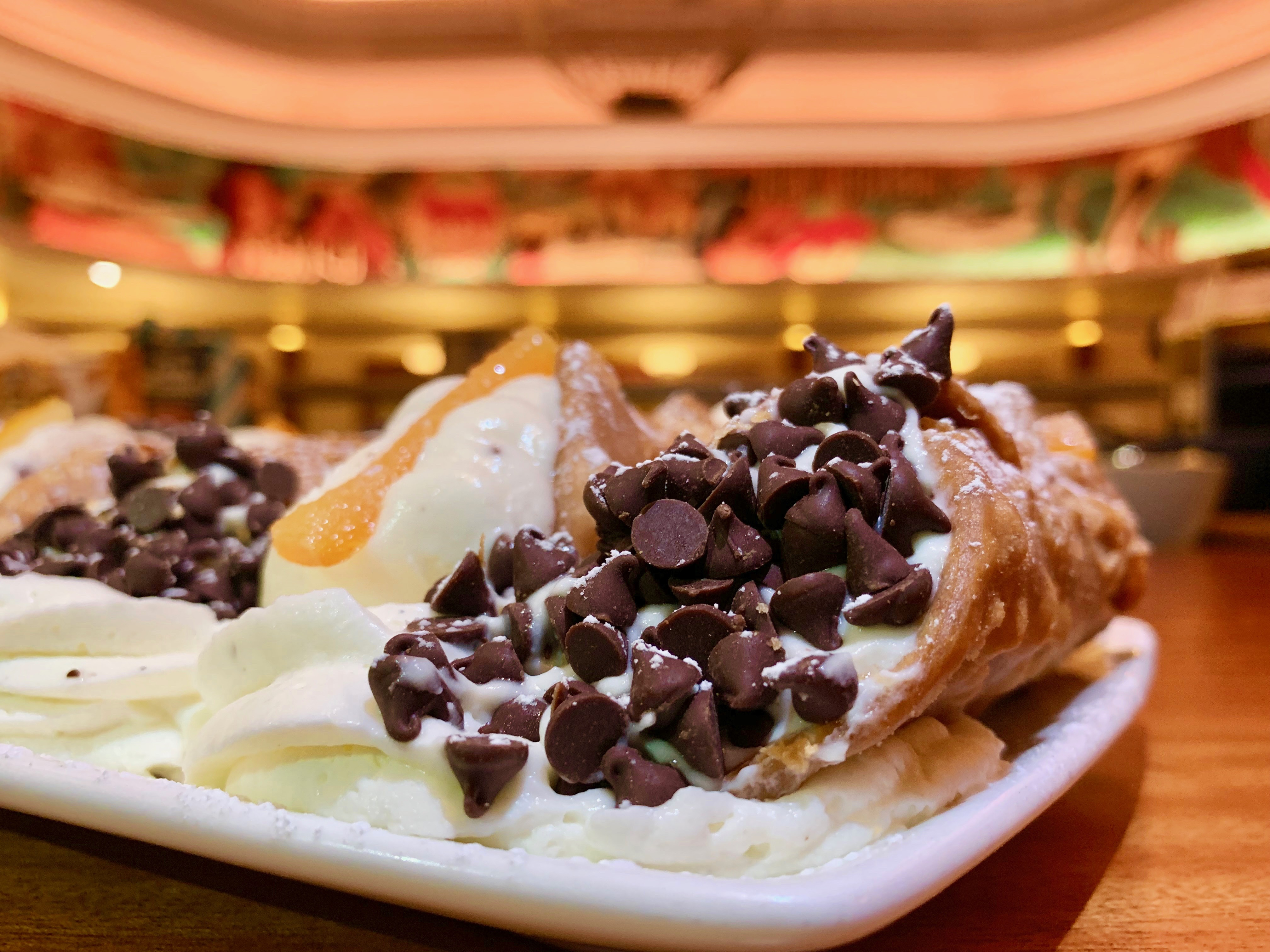 Cannoli - Sheep's Milk Ricotta, Chocolate Chips, Candied Orange