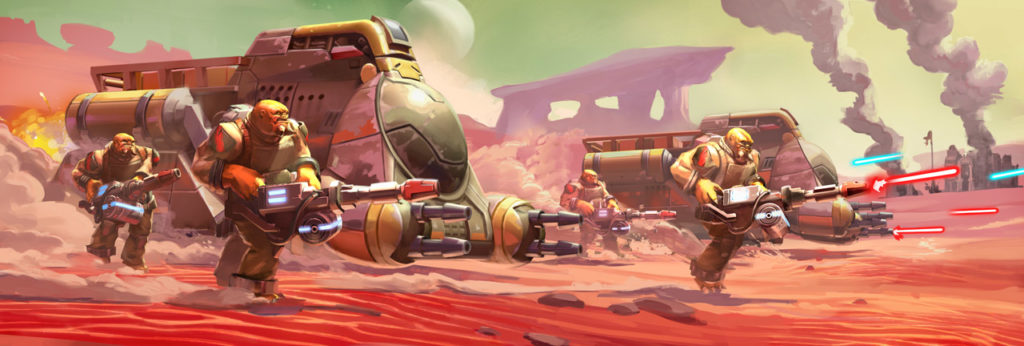 Star Wars Commander art of the multi troop transport.