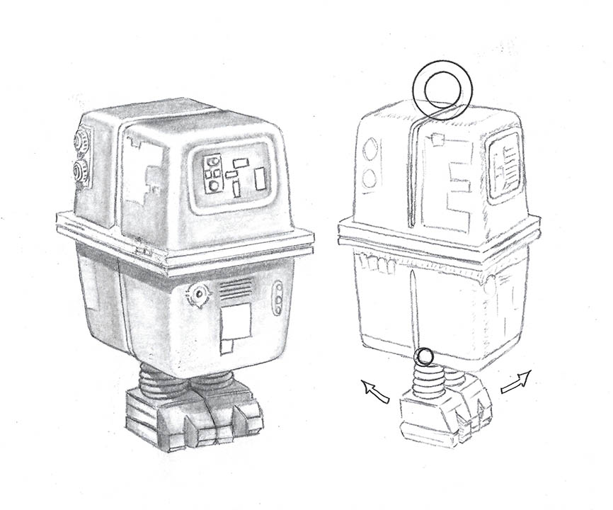 Sketch designs from the new RockLove X Star Wars collection.