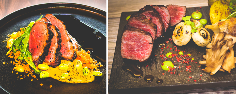 Entrées from Takumi-Tei at Epcot