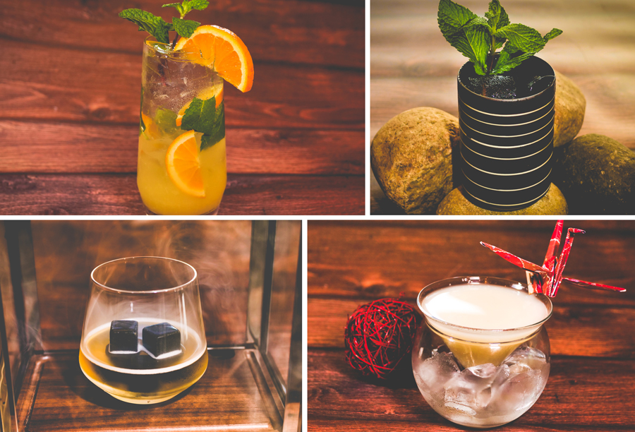 Specialty Cocktails from Takumi-Tei at Epcot