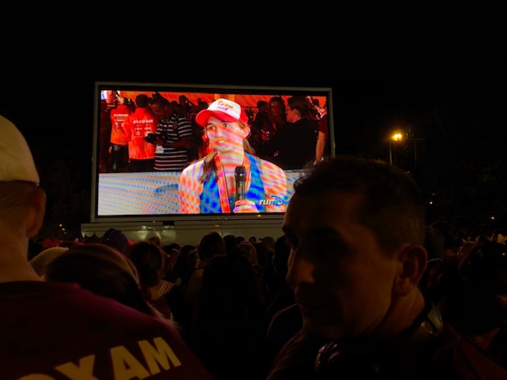 First woman finisher was from the USA!
