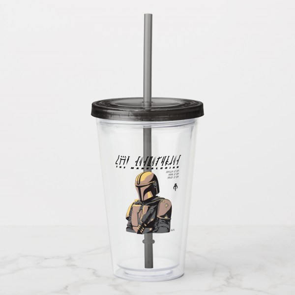 The Mandalorian Canons of Honor Graphic Acrylic Tumbler - $16.75