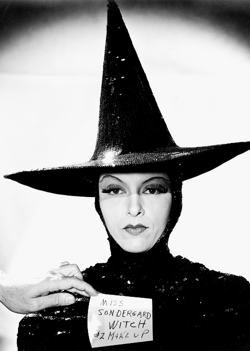 MGM's "Evil Queen" Wicked Witch wardrobe test.