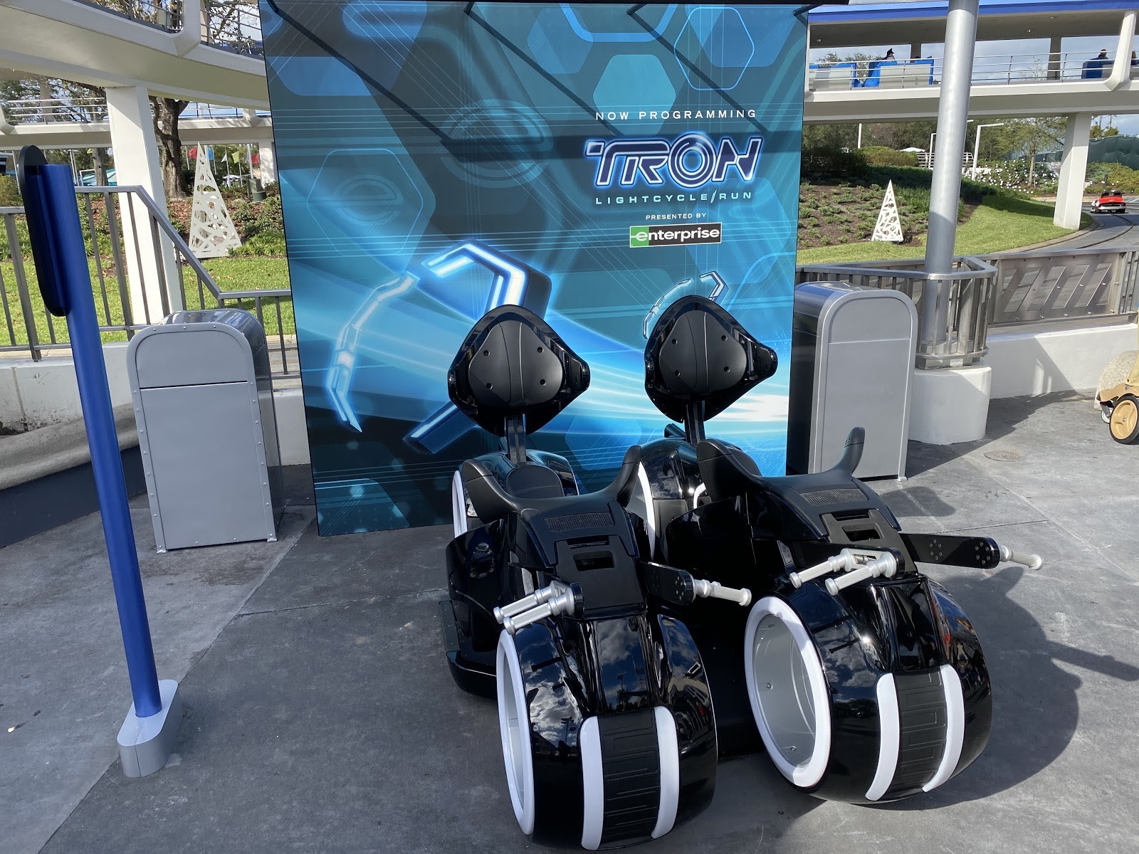 TRON Lightcycle / Run vehicles at Magic Kingdom