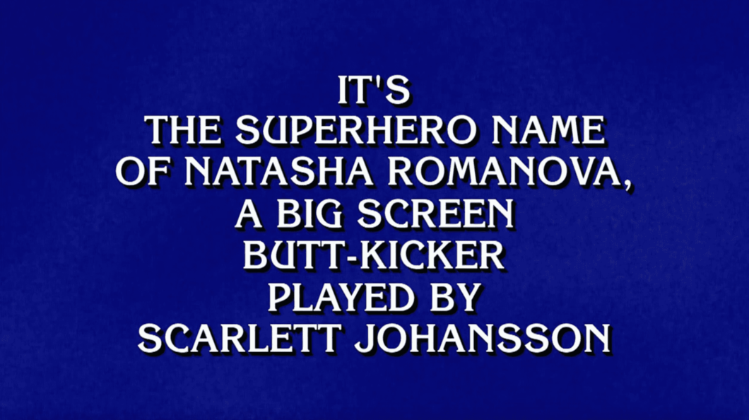 Marvel on Jeopardy