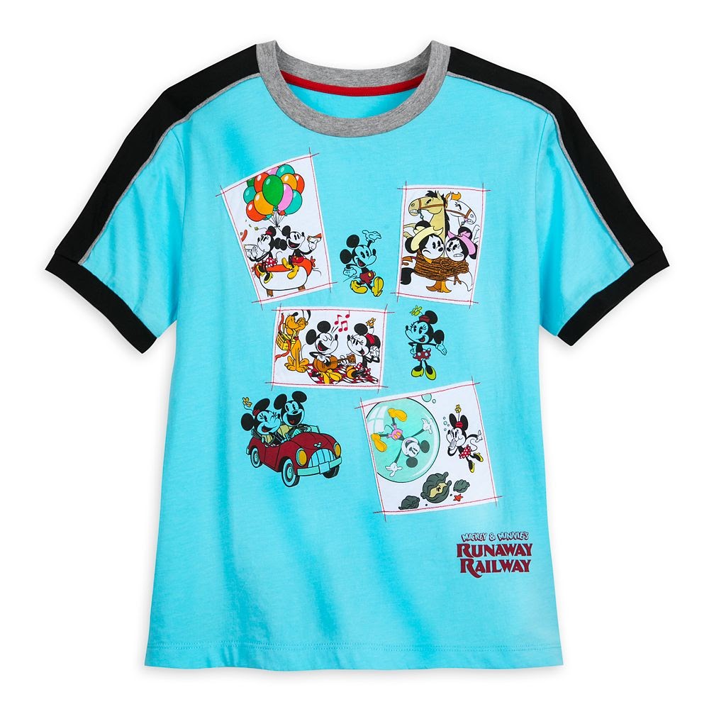 Mickey and Minnie Mouse Runaway Railway Fashion T-Shirt for Women
