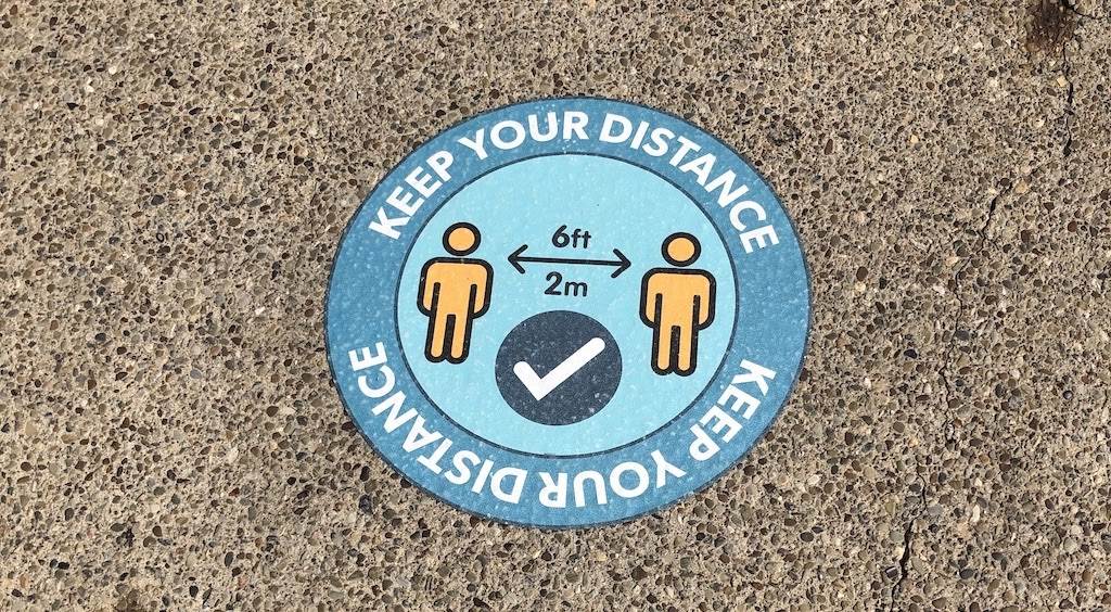 Social Distance markers