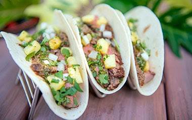 Taco Al Pastor at SeaWorld's Seven Seas Food Festival