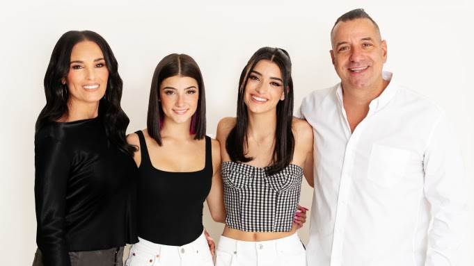 D'Amelio Family. Courtesy of Flannery Underwood via Deadline