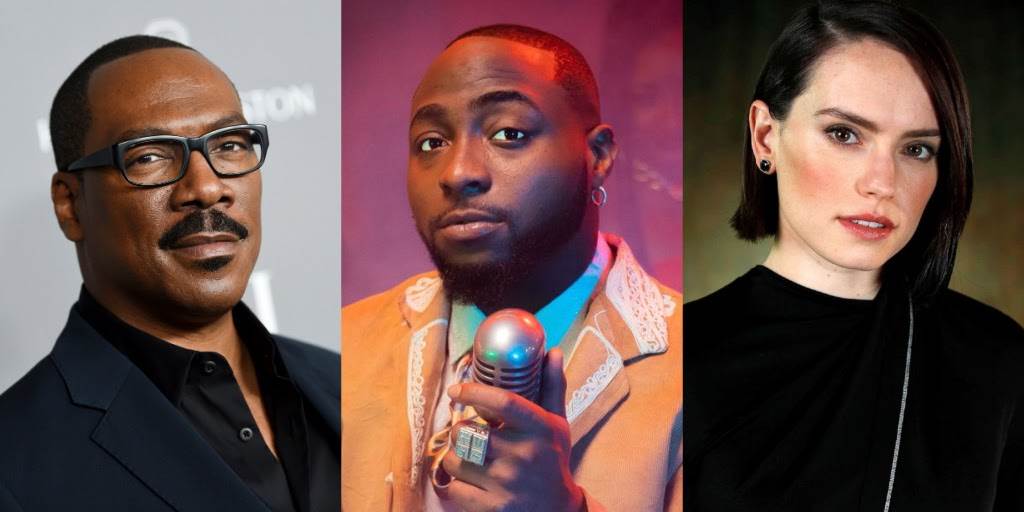 Eddie Murphy, Davido, Daisy Ridley