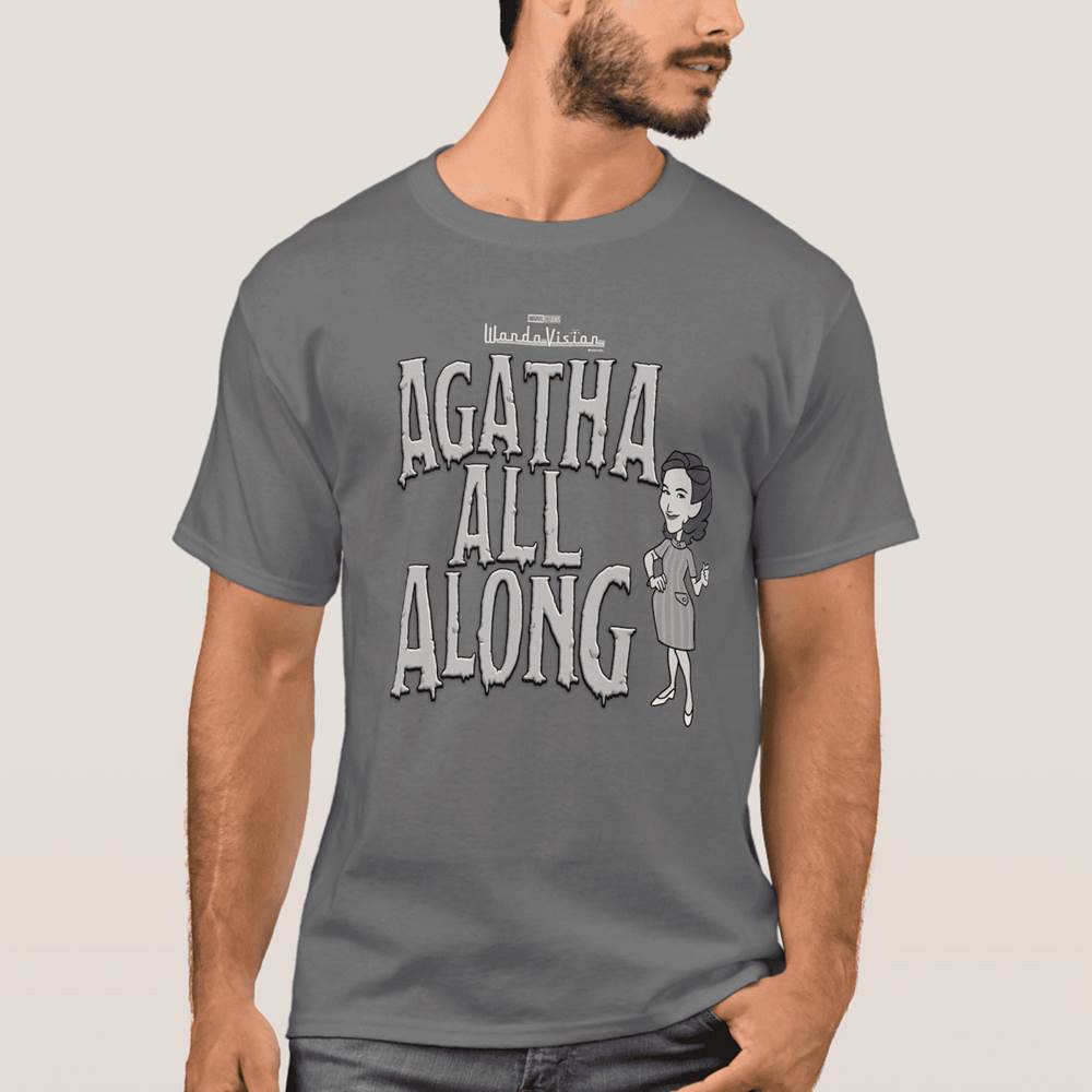 <a href=https://www.zazzle.com/agatha_all_along_t_shirt-235442875776883871>’Agatha All Along’ T-Shirt</a> / Zazzle