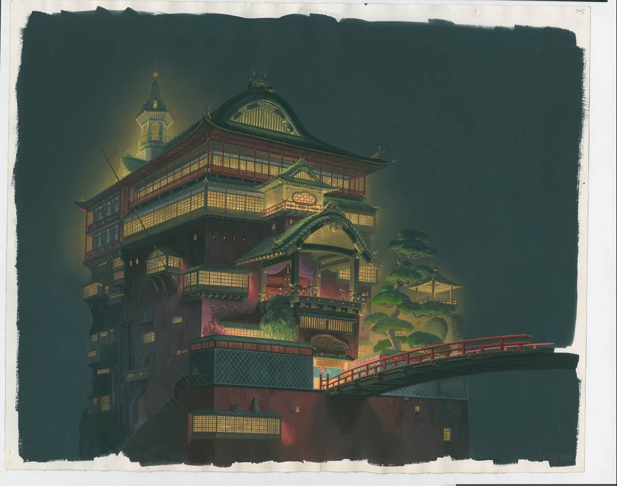 Background, Spirited Away (2001), © 2001 Studio Ghibli - NDDTM