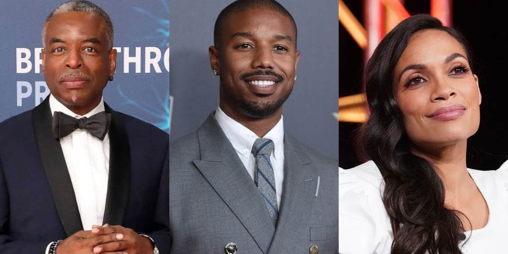 LeVar Burton, Michael B. Jordan, Rosario Dawson