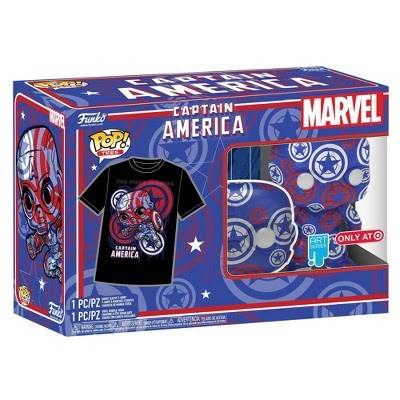 Funko POP! Collector's Box: Captain America Marvel Patriotic Age POP & Tee (Target Exclusive)