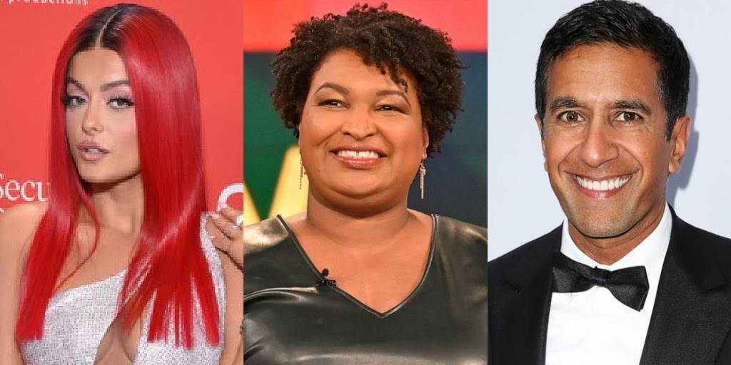 Bebe Rexha, Stacey Abrams, Dr. Sanjay Gupta