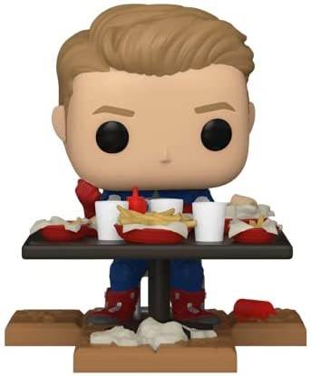 Funko Pop! Deluxe, Marvel: Avengers Victory Shawarma Series - Captain America, Amazon Exclusive, Figure 4 of 6