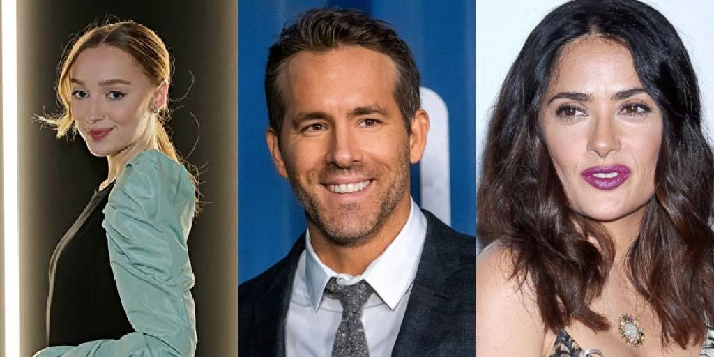 Phoebe Dynevor, Ryan Reynolds, Salma Hayek