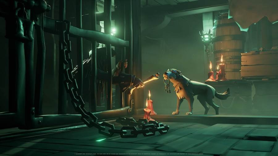 Screen shot from the new "Sea of Thieves: A Pirate’s Life" game