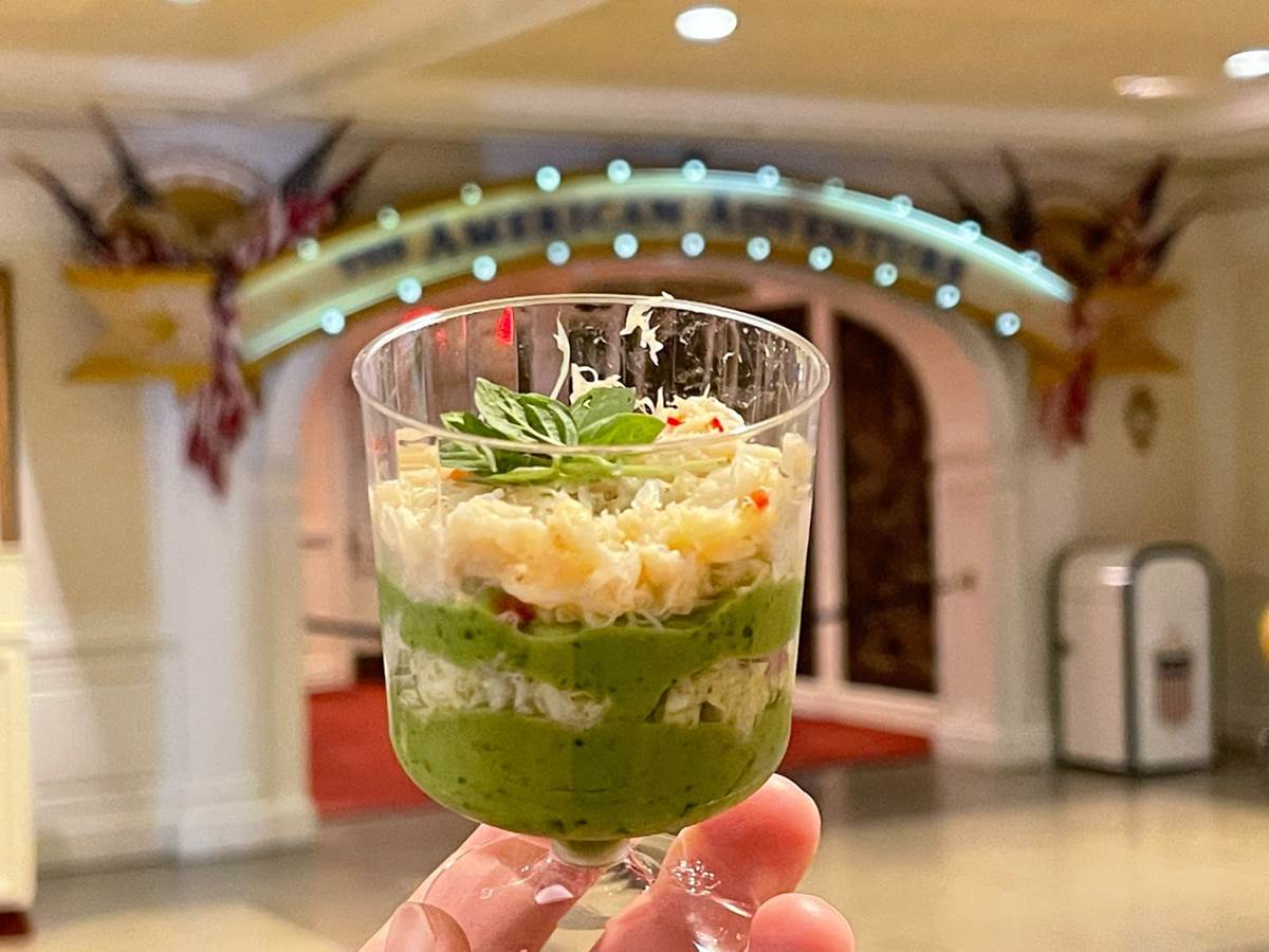 Chilled Crab and Avocado Parfait with Caviar