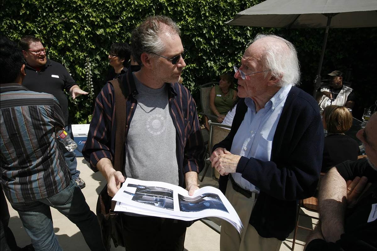 Rinzler with legendary Star Wars concept artist Ralph McQuarrie