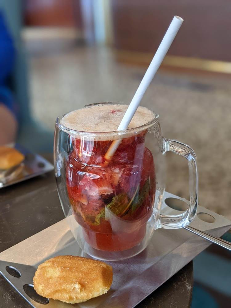 Doobie's Cove Cafe favorite - Strawberry Mint Iced Tea