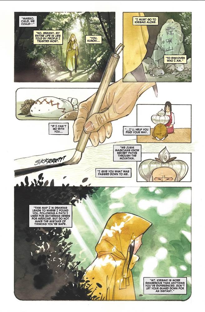 DEMON DAYS: CURSED WEB #1 preview pages by Peach Momoko