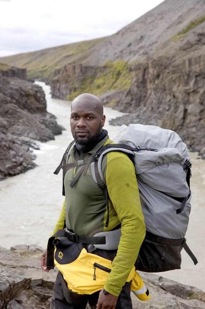 THE 7 TOUGHEST DAYS ON EARTH will feature natural-born survivor Dwayne Fields, the first Black British citizen to conquer the magnetic north pole, as he aims to survive the most extreme elements on the planet. (National Geographic/Bragi &THORN;&oacute;r J&oacute;sefsson)