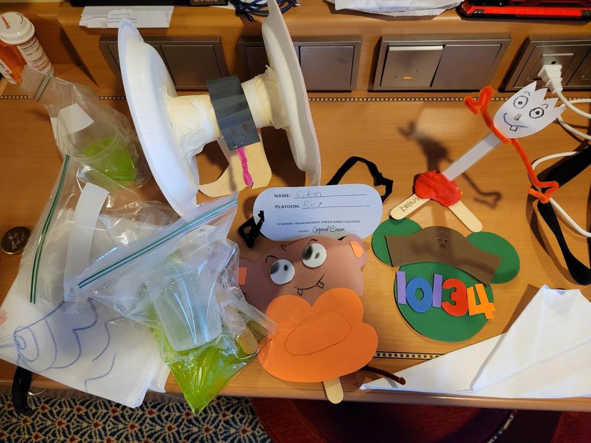 The variety of creations during Youth Activities