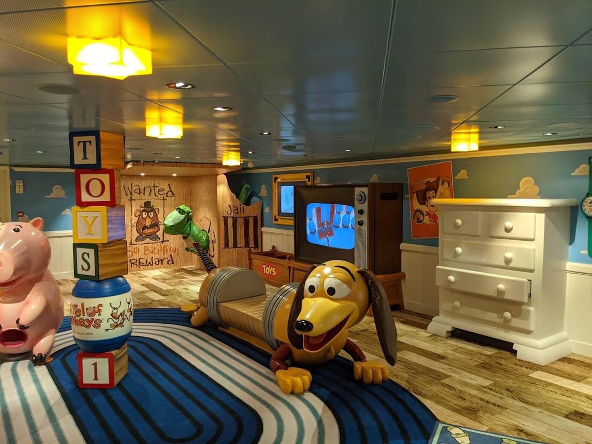 Andy's Room which has had some changes for reopening.