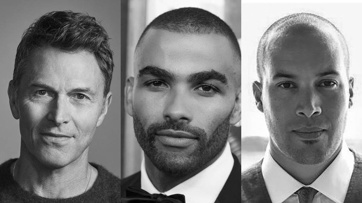 Tim Daly (Chad Griffith), Toby Sandeman and Coby Bell (Abrams Artists Agency)