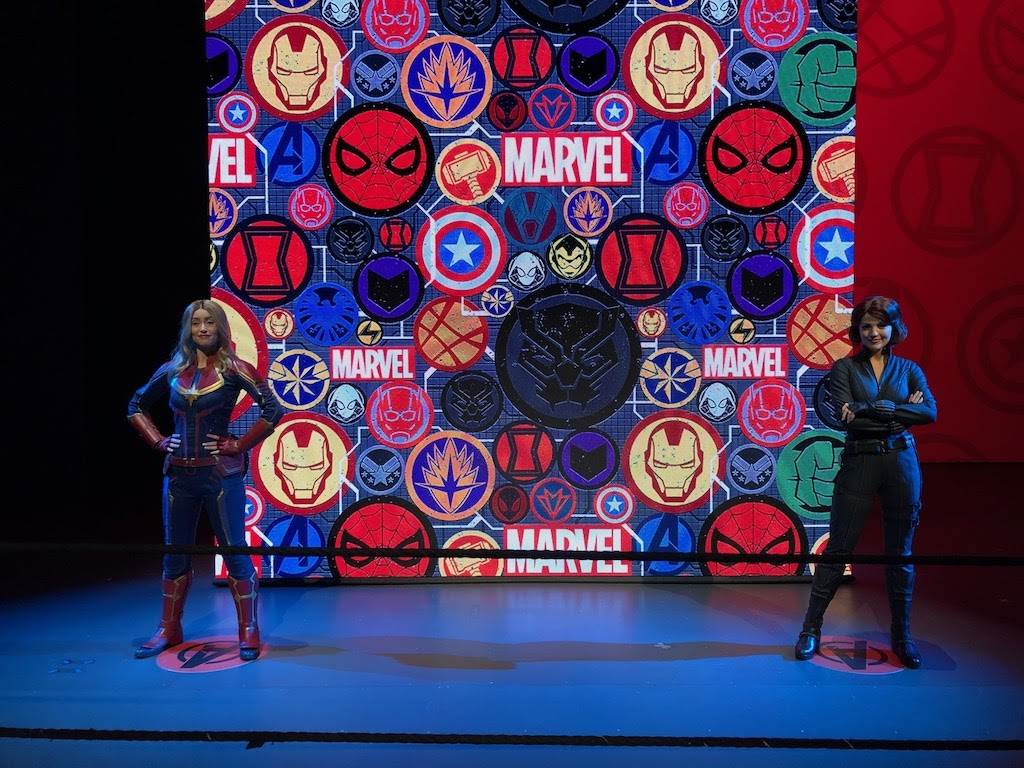 Captain Marvel and Black Widow