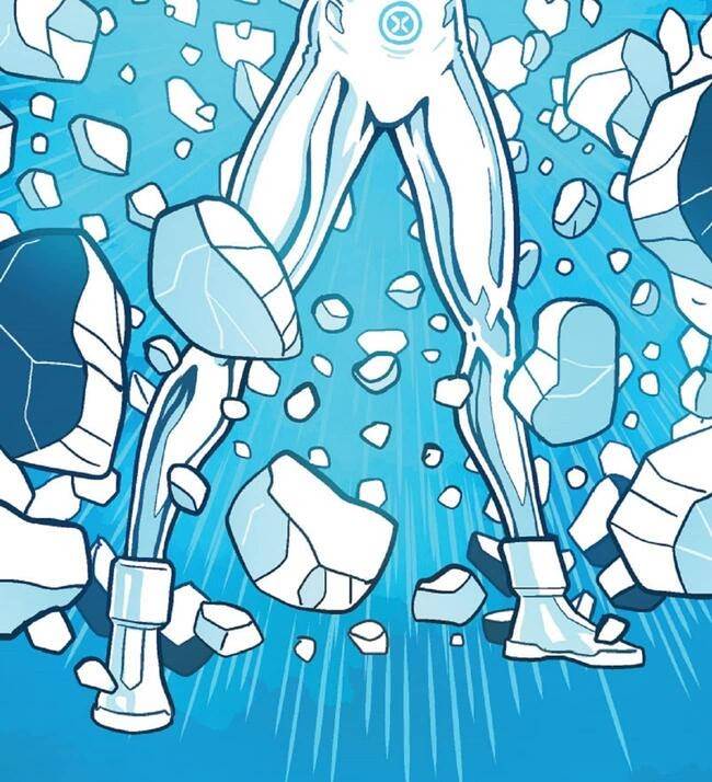 Iceman celebrates New Year's in Times Square.